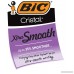 BIC Cristal Xtra Smooth Ballpoint Pen Medium Point (1.0mm) Black 24-Count - B018UE2ORY