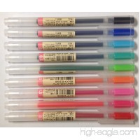 MUJI Gel Ink Ballpoint Pens [0.5mm] 9-colors Pack - B00J2MUV06