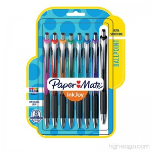 Paper Mate InkJoy 550RT Retractable Ballpoint Pens Medium Point Assorted 8 Pack (1951280) - B01EB4IINQ