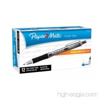 Paper Mate Profile Elite Retractable Ballpoint Pens  Bold Point (1.4mm)  Black  12 Count - B004LP3SJ0