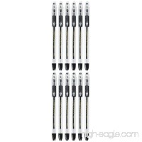 Pentel R.S.V.P. Ball Point Pen  Medium Line  Black Ink  12 Pack (BK91PC12A) - B002VL9IKE
