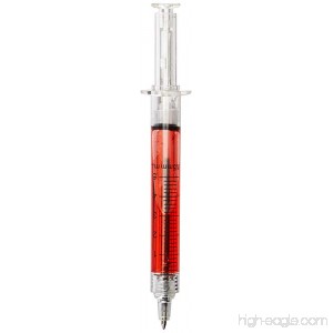 RI Novelty SPPSYRI Lot Of 12 Assorted Color Syringe Shot Design Pens - B00PY8BV1A