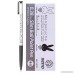 Xeno Shinzi Katoh Monpeluche 0.38mm Slim Ballpoint Pen Black (Pack of 12) - B01AIWAL30