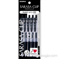 Zebra Sarasa Clip 0.5 Black P-JJ15-BK5 (5-Pen-Pack) - B0060S2V8K