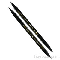 2 Dual Tip Black Brush Pens for Lettering Calligraphy Pen. Fine and Large Black Brush Marker for Drawing - B0788DDN9B