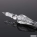 BTSKY Glass Dip Pen Vintage Handmade Glass Signature Pen Writting Crystal Pen for Christmas Gift (Black) - B075YT6WFV