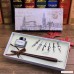 FEATTY Christmas Gifts Quill Pen Set Antique Dip Wooden Pen Calligraphy Writing with 6 PCS Nibs And Ink - B01LZBFHBV