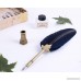 Lingery Calligraphy Feather Quill Pen Set with Pen Stand and 5pcs Stainless Steel Nibs in Different Size - B077N6SF73