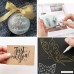 Metallic Markers - Art Calligraphy Pens(Brush-Tip) for Rock Painting Black Paper Script Lettering 10 Colors/Set - B07BQZZ5LD
