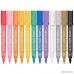 MISULOVE Acrylic Paint Marker Pens - Medium Point Tip Permanent Paint Pen Art Markers Set for Rock Glass Fabric Metal Mug Body Painting DIY Craft Projects Gift 12/Pack - B075TFLHYW