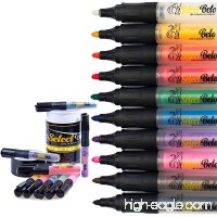 Paint Pens- Paint Markers for Rock Painting- Canvas  Glass  Wood Ceramic  Pottery  Clay  Fabric. 10 Acrylic Paint Pen- Vibrant Medium tip in a Set - B075S1S2FG