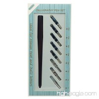 Plotube Wooden Calligraphy Pen Set - Dip Gift Pen Writing Set Case - Wood Pen & 8 Nibs - B07CJ5GHPG