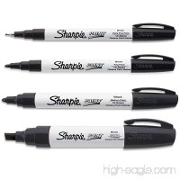 Sharpie Paint Marker Oil Based Black All Sizes Kit with Ex Fine  Fine  Medium & Bold - B00U82275G