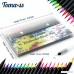 Tomaxis Watercolor Brush Pens Art Markers Art Supplies 20Pcs Brush Marker Pens Colored Pens Script Paintbrush for Calligraphy with 1 Water Paintbrush Felt Tip Pen - B07CDQVYD4