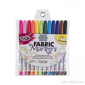 Tulip I Love To Create 26662 Fabric Markers 12/Pkg-Fine Tip - B003Z6HTEQ