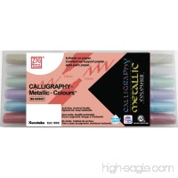 Zig Memory System Calligraphy Metallic Dual Tip Marker  6-Pack - B00HVM48TO