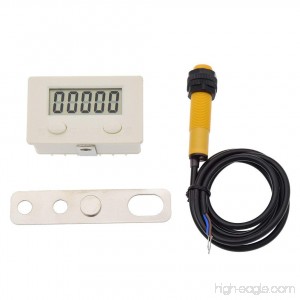 BetterUS LCD Digital Screen Plastic Counter Proximity Switch Magnet Sensor 5 Digit 0-99999 - B073WV1HWZ