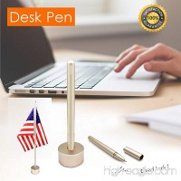 Counter Pen Office Desk Desktop Pen Stylish Gifts Roller Pen Office Family Business(Luxury Gold) JUGSY - B0785WM31H