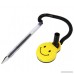 Smiling Face Counter Pen/Desktop Gel Pen with Adhesive Base 0.5mm Extra Fine Point Black ink Gel Pen Refill Random Color - B078PKZH7X