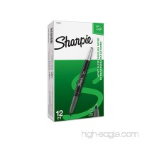 Sharpie 1758055 Grip Pen  Fine Tip  Acid-Free and Archival-Quality  Fade Resistan  AP Certified  Black Color  Pack of 12 - B002ONCFCM