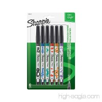 Sharpie Pen  Fine Point  6-Pack  Assorted Colors (1924215) - B00UHJC8SG