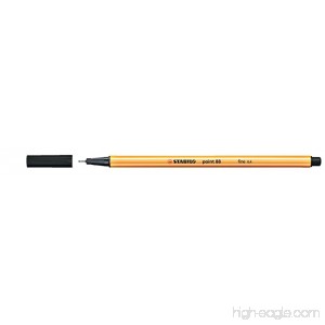 Stabilo Point 88 Fineliner Pen 0.4 mm - Black Ink - B000J6B8A6