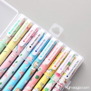 10 Pcs Unicorn Flamingo Gel Pens Set Fine Point (0.5mm) 10 Ink Color Best Unicorn Gifts for Girls - B07C3RFPHY