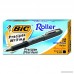 BIC Roller Glide Grip Pen Fine Point (0.7mm) Black 12-Count - B0007L1VK0