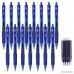 Feela 30 Pack Retractable Blue Ink Gel Pens Set Medium Point 15 Piece Fine Point Gel Pen with 15 Refills for Smooth Writing - B07DLQ645F