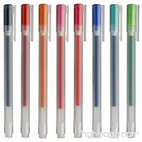 Muji Gel Ink Ballpoint Pens 0.38mm 8 colors Set - B013LAPANM
