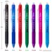 ParKoo Retractable Erasable Gel Pens Clicker Fine Point Assorted Color Inks 7-Pack - B07485X95K
