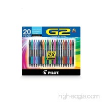 Pilot G2 Assorted Colors Gel Pen 20 Count - B00N5IO30W