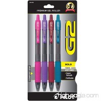 Pilot G2 Retractable Premium Gel Ink Roller Ball Pens  Bold Point  Assorted Colors  4-Pack (31651) - B0102OO89M