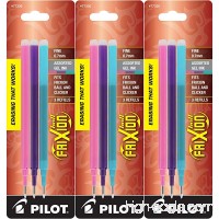 Pilot Refills for Frixion Erasable Gel Ink Pens  Fashion Assorted  Pack of 9 (77336) - B00IT17CXK