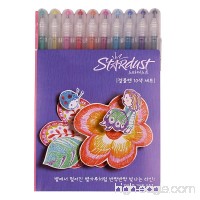 Sakura PGB10CS4 10-piece Gelly Roll Assorted Colors Stardust Galaxy Pen Blister Card Gel Ink Pen Set  Bold Sparkling  Assorted Colors - B00TTOJHOI