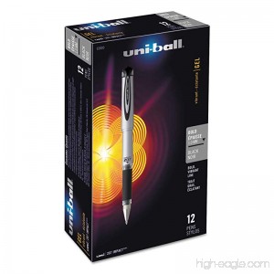 Sanford Brands Uni-Ball 207 Impact Gel Black Pen (Pack of 12) - B017TCWJYQ