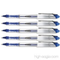 Uniball Vision Elite Roller Ball Pen  Blue Ink  Bold 5 Pens Per Order - B01LYJWONC