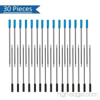 Aniann 4.5” Replaceable Ballpoint Pen Refills  30 Pack Smooth Writing Ballpoint Refills for Cross Style Pen (Black and Blue Ink Refills) - B07BGR3XF7