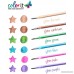 ColorIt 48 Glitter Color Ink Refills - Easy to Replace Cartridges for Glitter Gel Pen Set - B075THKPG6