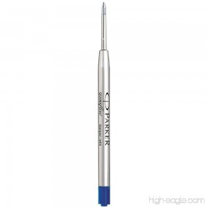 Parker Quinkflow Ink Refill for Ballpoint Pens Fine Point Blue Pack of 6 Refills (1782468) - B00OBWV8MM