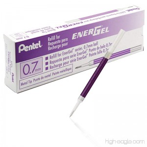 Refill for Energel (bl57 Bl77 Bl407 Bl107 Bl117) 0.7mm Violet Ink Box of 12 - B002TVM6CS