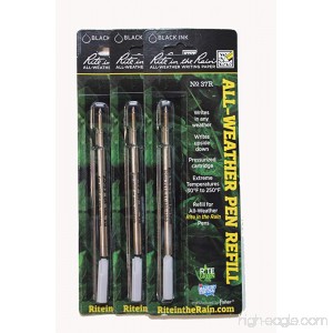 Rite in the Rain All Weather Pen Refill Black (3 Pack) - B00BB5EE2S