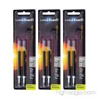 Uni-Ball Signo 207 Gel Pen Refills  0.7mm  Medium Point  Black Ink  Pack of 6 - B00P05LH52