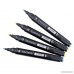 168 Colors Mark Pen Mintu Dual Tips Permanent Marker Pens Art Markers for Kids Highlighter Pen Drawing - B07D36BDZZ