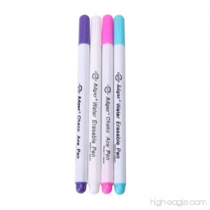Forgun 4X Water Erasable Pen Embroidery Cross Stitch Grommet Ink Fabric Marker Washable - B07DRBQ9V8