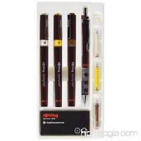 Rotring Rapidograph Technical Drawing Pen Junior Set  3 Pens with Line Widths of 0.25mm to 0.5mm  Brown (S0699480) - B001B2IEDQ