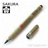 Sakura Pigma Graphic - Pigment Drawing Pen - Pack of 3 - 1.0mm - Black - B01M3Q11LZ