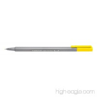 Staedtler Triplus Fineliner 334-1 Tips - Yellow (Pack of 10) - B0037QF8TC