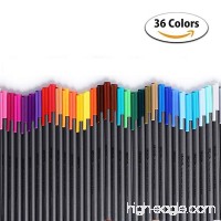 ZSCM Fineliner Color Pen Set 0.4mm Journal Planner Pens Fine Point Sketch Writing Drawing Markers for Coloring Book Taking Note Calendar Art Supplies（36 Unique Assorted Colors) - B076DYVMFR