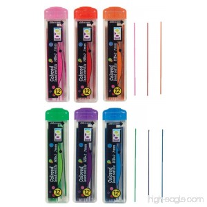 Geddes Colored Pencil Lead Refills 0.7mm 24 Pack (69768) - B019J7CIY0
